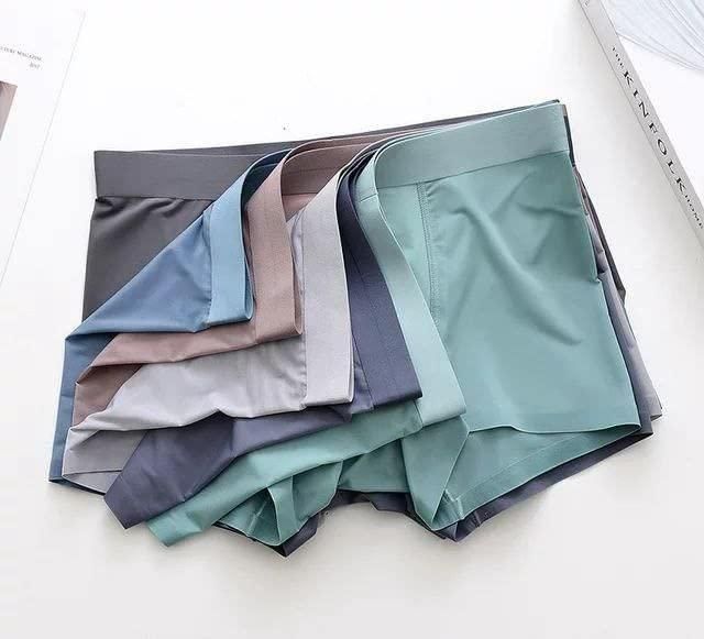 Men's Ice Silk Briefs Boxers (Pack of 5)