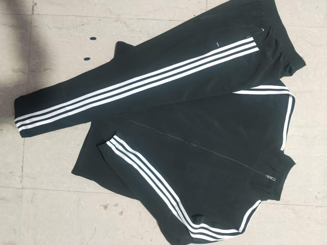 Men's Side Stripe 4 Way Lycra Track Suit